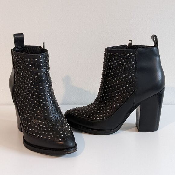 & Other Stories Studded Ankle Booties - Picture 1 of 7